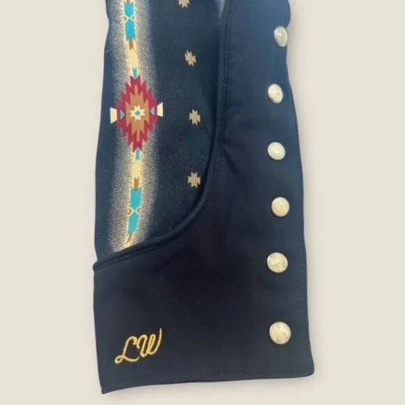 Wrangler x Lainey Wilson Black Checotah Pearl Snap Shirt | Size Large | EUC - Picture 10 of 10